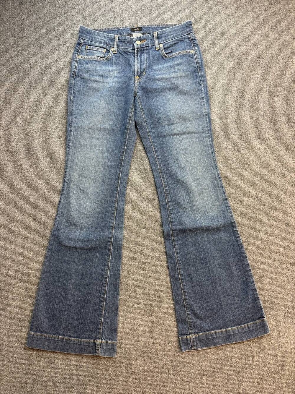 Y2K Mossimo Supply Co Women’s Bootcut Jeans Size 8 Low Rise Blue Stretch